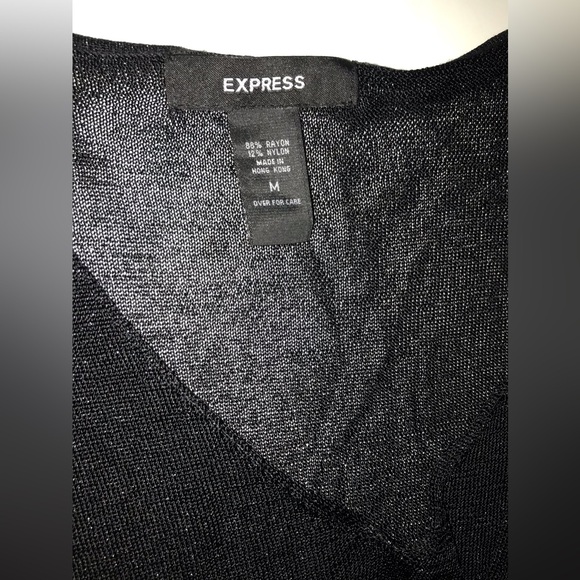 Express top size M. Black with silver sparkle’s - Picture 5 of 7